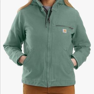 Carhartt Relaxed Fit Washed Duck Sherpa Lined Jacket